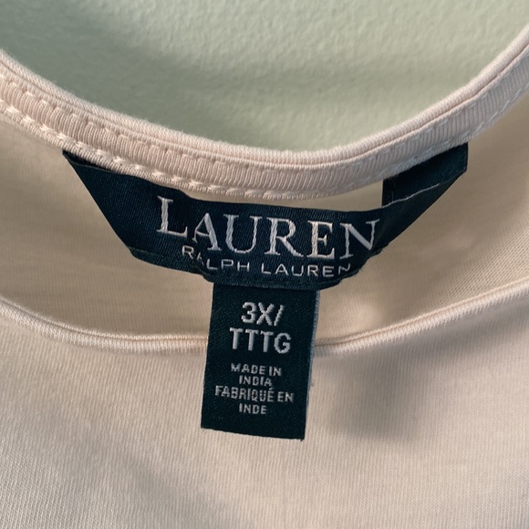 NWT Lauren Ralph Lauren cotton  top - Picture 3 of 7